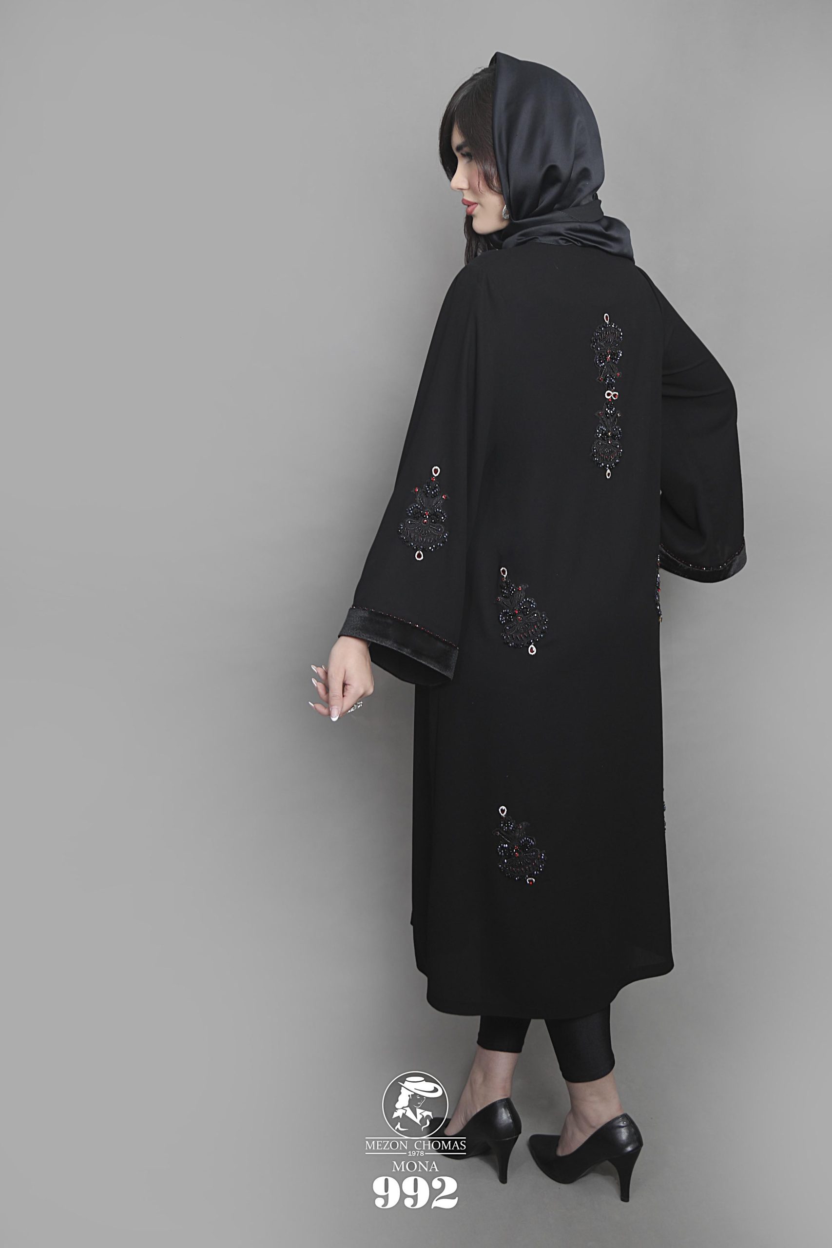 مونا پشت اصلی مانتو عبا مدل مونا - Image 1